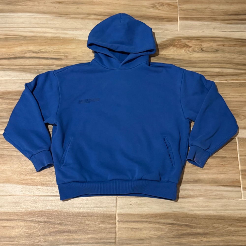 Pangaia 365‎ Heavyweight Organic Cotton Hoodie Cobalt Blue XS Relaxed Fit